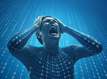 ai generated, stress, anxiety, depression, cry, emotion, depressed, despair, emotional, binary code, bits, binary, digital, data, network