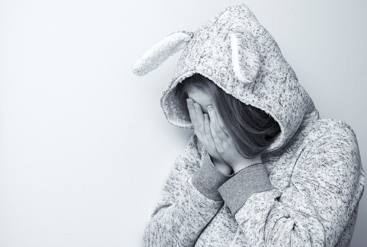 woman, sad, portrait, crying, desperate, depressed, cry, hopeless, loss, teenager, despair, depression, sad girl, girl, tormented, torment, sadness, fear, anxious, tears, mourning, alone, lonely, bullying, hoodie, emotion, young, person, human, problem, monochrome, black and white